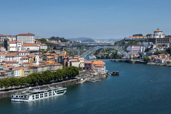 Überblick Von Der Innenstadt Portos Über Den Fluss Douro — Stockfoto