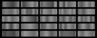 Gümüş arkaplan dokusu vektör simgesi kusursuz desen. Hafif, gerçekçi, zarif, parlak, metalik ve gümüş renkli çizimler. Ağ vektörü. Çerçeve, kurdele, para, soyut tasarım.