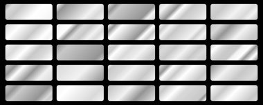 Beyaz, gümüş arkaplan dokusu vektör simgesi pürüzsüz desen. Hafif, gerçekçi, zarif, parlak, metalik ve gümüş renkli çizimler. Ağ vektörü. Çerçeve, kurdele ve para için tasarım, 