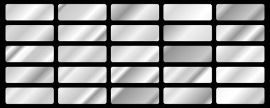 Beyaz, gümüş arkaplan dokusu vektör simgesi pürüzsüz desen. Hafif, gerçekçi, zarif, parlak, metalik ve gümüş renkli çizimler. Ağ vektörü. Çerçeve, kurdele ve para için tasarım, 