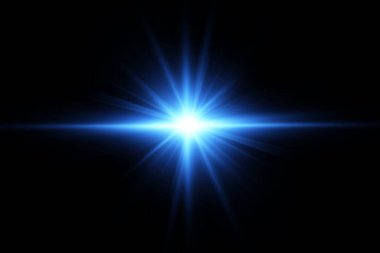 Vektör şeffaf güneş ışığı özel lens ışık efekti. PNG. Vektör illüstrasyonu 