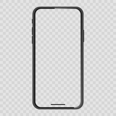 Infographic Global Business için beyaz ekranlı Smartphone 'un stüdyo görüntüsü 