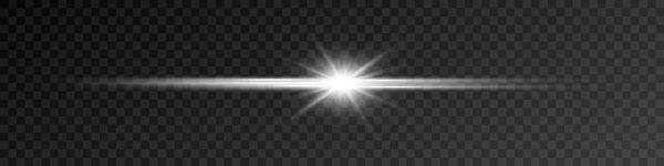 Векторне прозоре сонячне світло спеціальний ефект освітлення лінзи. PNG — стоковий вектор
