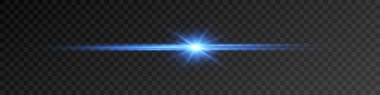 Şeffaf güneş ışığı özel mercek ışığı efekti. PNG