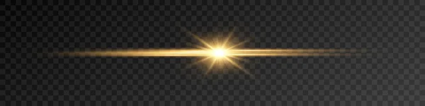 Vector transparant zonlicht speciale lens flare licht effect. PNG. Vectorillustratie — Stockvector