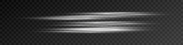 Pack de fusées éclairantes à lentilles horizontales. Rayons laser, rayons de lumière horizontaux. PNG — Image vectorielle