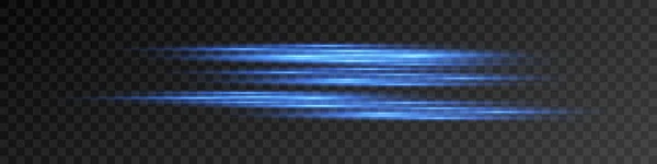 Φως και ρίγες που κινούνται γρήγορα πάνω από σκοτεινό φόντο.Σχεδιασμός του εφέ φωτός. PNG — Διανυσματικό Αρχείο