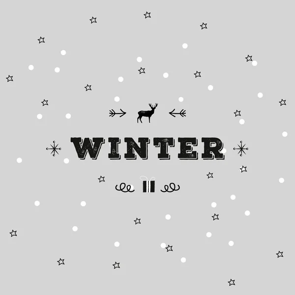 Noel kartları minimalist kavramı