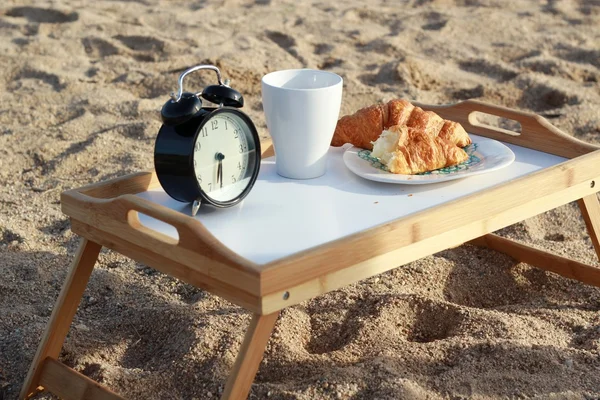 Śniadanie na plaży — Zdjęcie stockowe