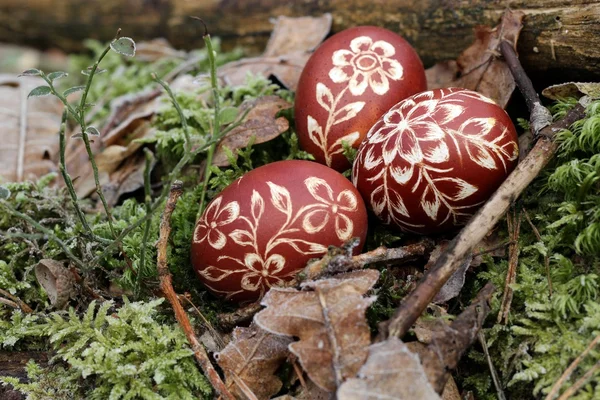 Traditionella påskägg — Stockfoto