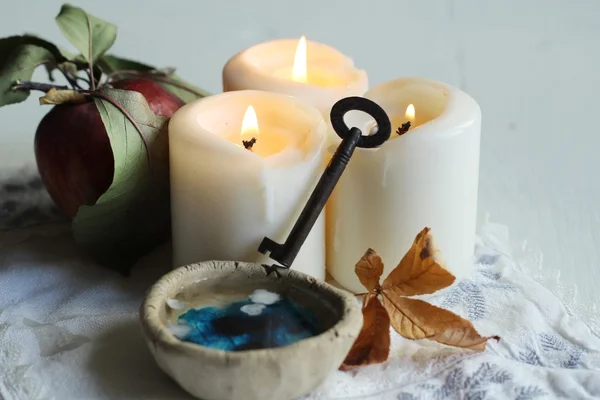 Divination of wax — Stock Photo, Image