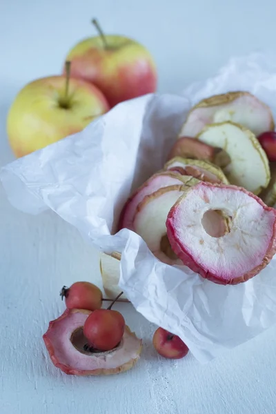 Plátky sušených jablek — Stock fotografie