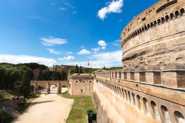 Roma - castel saint angelo, İtalya