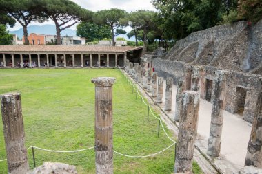 kalıntıları antik Pompei, İtalya