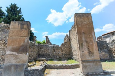 kalıntıları antik Pompei, İtalya