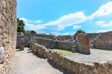 kalıntıları antik Pompei, İtalya