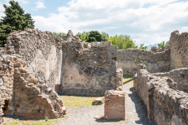 kalıntıları antik Pompei, İtalya