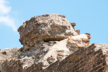 kalıntıları antik Pompei, İtalya