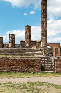 kalıntıları antik Pompei, İtalya