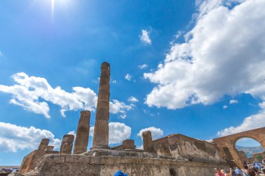 kalıntıları antik Pompei, İtalya