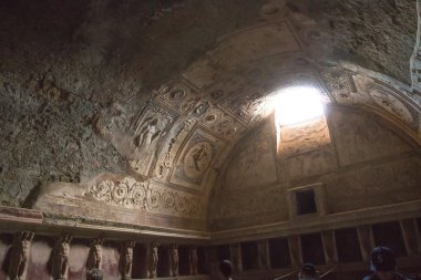 kalıntıları antik Pompei, İtalya