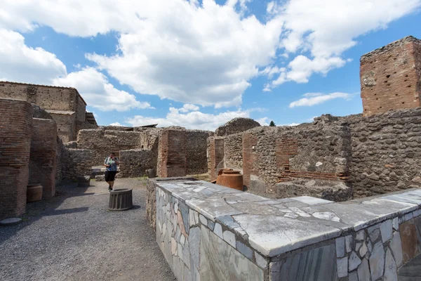 Ruinerna Antika Pompeji Italien — Stockfoto