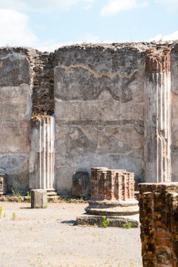 kalıntıları antik Pompei, İtalya