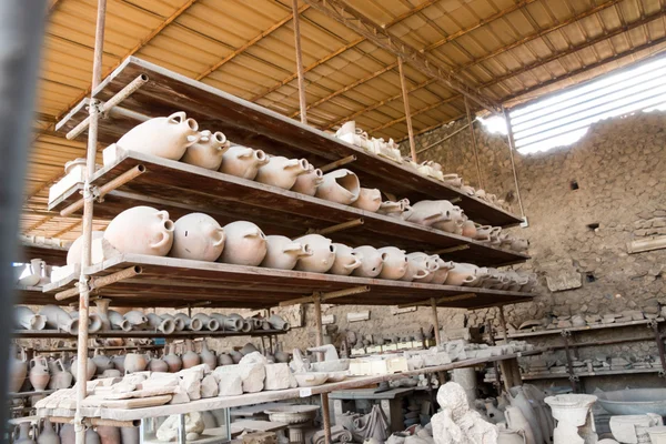 Ruïnes Van Het Eeuwenoude Pompeii Italië — Stockfoto