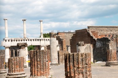 kalıntıları antik Pompei, İtalya