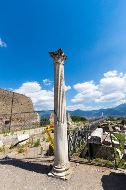 kalıntıları antik Pompei, İtalya