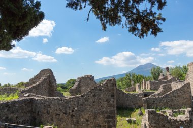 kalıntıları antik Pompei, İtalya