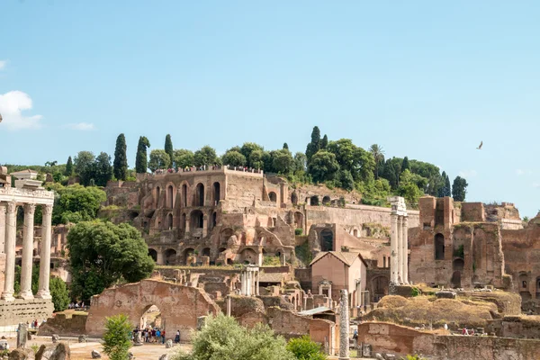 Célèbres ruines romaines à Rome — Photo