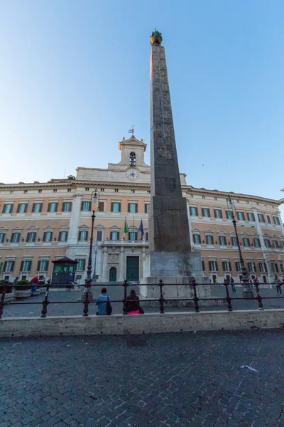 Palazzo Montecitorio, Câmara dos Deputados, Roma italiana — Fotografia de Stock