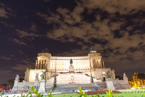 Altare della patria, a Vittorio Emanuele II. Róma Olaszország — Stock Fotó