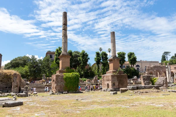 Διάσημα ρωμαϊκά ερείπια Ρώμη — Φωτογραφία Αρχείου