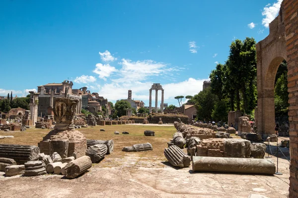 Διάσημα ρωμαϊκά ερείπια Ρώμη — Φωτογραφία Αρχείου