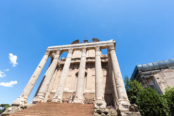 Ruínas romanas famosas em Roma — Fotografia de Stock