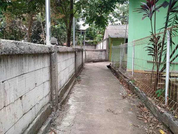 Tambun Bekasi Indonésia Oktober 2020 Uma Estrada Que Leva Áreas — Fotografia de Stock