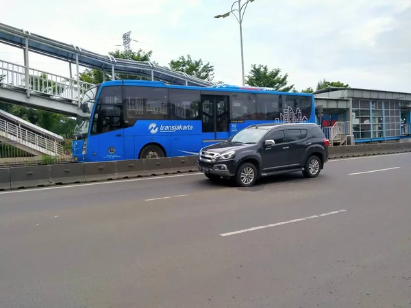 Season City Mall Jakarta Endonezya 2021 Otoyolun Atmosferi Arka Plan — Stok fotoğraf