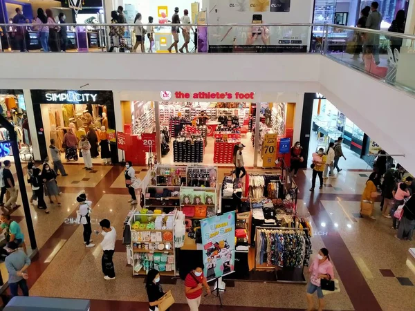 Mall Citra Land Jakarta Indonesia 2021 View People Activities Shopping — стоковое фото