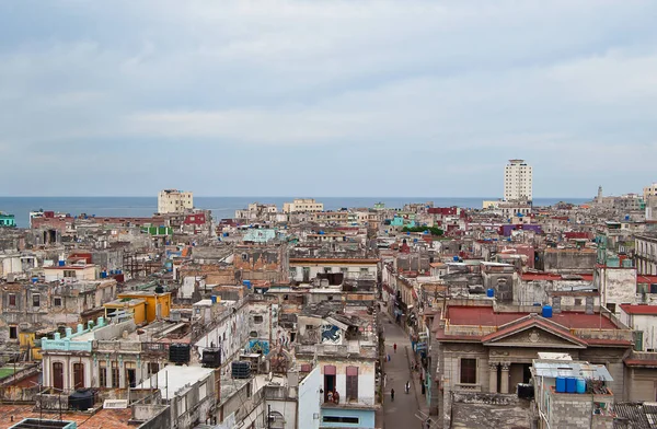 Vue Sur Vieille Ville Havane Depuis Balcon Une Grande Maison — Photo