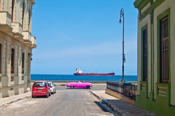 Slavný Havanský Nábřeží Malecon — Stock fotografie