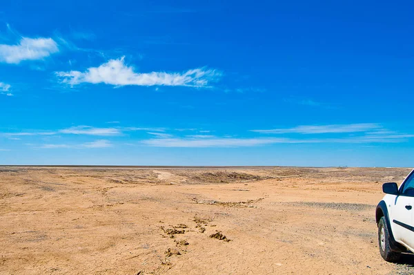 Kazakistan Çölü, Mangistau Bölgesi, Boszhira 'da 4x4 keşif gezisi