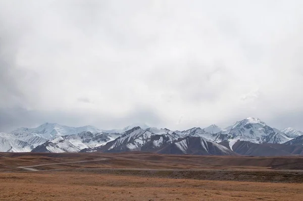 Prachtig Alpenlandschap Tijdens Pamir Snelweg Tadzjikistan Pamir Gebergte Azië — Stockfoto