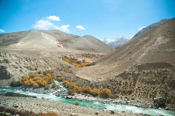 Het Landschap Van Wakhan Corridor Het Smalle Land Tussen Afganistan — Stockfoto