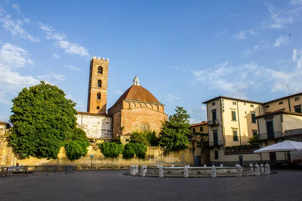 Lucca Italië Juli 2017 Zicht Kerk Van San Giovanni Reparata — Stockfoto