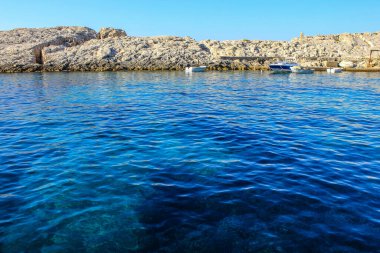 Hvar, Hırvatistan - 3 Ekim 2011: Zarace Sahili Yaz Günü