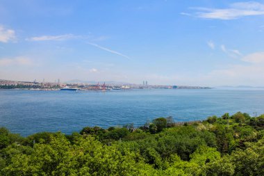 Yazın Topkapı Sarayı 'ndan Deniz Manzarası