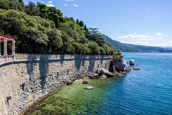 Miramare Castle, Trieste 'den Deniz Manzarası
