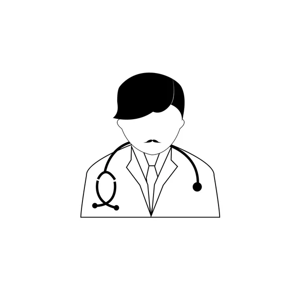 Doktor piktogram sthethoscope ile